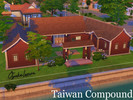 Sims 4 — Taiwan Compound by oyakelemon — This is will see the traditional courtyard compound houses in Taiwan