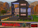 Sims 4 — Minimalis by BeltaneFire — A modern home for a modern Sim family. This big house comes up with a spacious