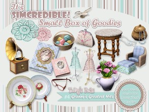 Sims 3 — Granny's Greatest Hits by SIMcredible! — It's SIMcredible! Small box of goodies #4 - Your lovely source for