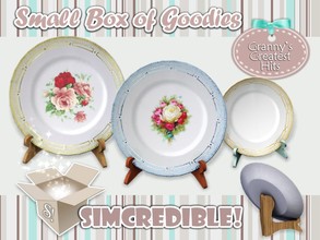 Sims 3 — Granny's Greatest Hits decor Plate by SIMcredible! — It's SIMcredible! Small box of goodies #4 - Your lovely