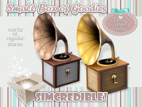 Sims 3 — Granny's Greatest Hits Stereo by SIMcredible! — It's SIMcredible! Small box of goodies #4 - Your lovely source