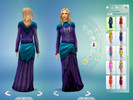 Sims 4 — Party Costume Witch - Violet by oldmember_harryto — Party costume for Halloween of a witch or maybe traveller :)