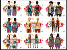 Sims 4 — Desigual Collection by Bloup by Bloup_32 — This is a set of fashion clothes, made with Desigual patterns.