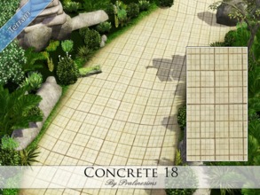 Sims 3 — Concrete 18 by Pralinesims — By Pralinesims