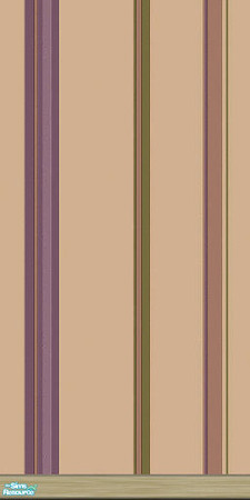 Sims 2 — Retro Bedroom in Purple - Wall 2 by EarthGoddess54 — Part of the Retro Bedroom in Purple set. Enjoy!