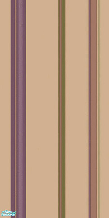Sims 2 — Retro Bedroom in Purple - Wall 1 by EarthGoddess54 — Part of the Retro Bedroom in Purple set. Enjoy!