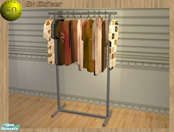 Sims 2 — TC50 Bonzo Outlet - Clothhorse by Eisbaerbonzo — Clothrack with sporty and retro fashion. Need new jeans and