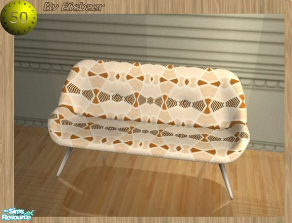 Sims 2 — TC50 Bonzo Outlet  - Atomic Loveseat by Eisbaerbonzo — Lovely loveseat powerful patterned. Retro lovers will