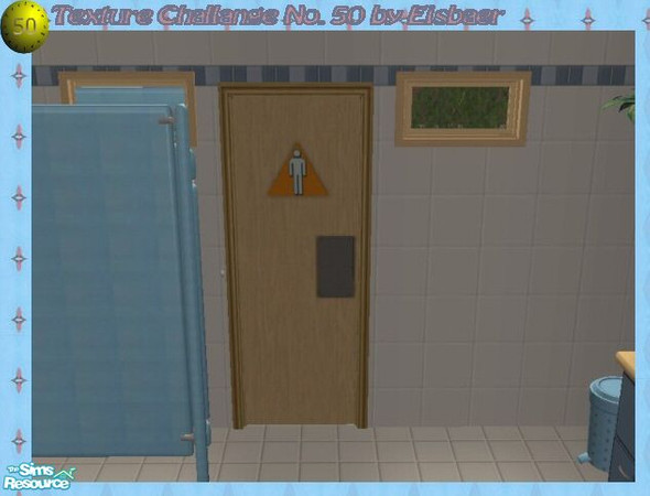 Sims 2 — Public Restroom TC50  - Restroom Door by Eisbaerbonzo — Male version Public restroom object made for Minsmusic's