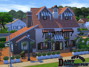 Sims 4 — Daisy English Pub by ayyuff — English pub waiting for your sims..