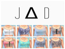 Sims 4 — J∆D Crop Top Collection. by thesims3addicty2 — a simple recolor with the most trending crop top colors