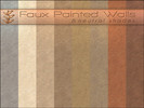 Sims 4 — Faux Painted Walls by Playful — A subtle textured faux painted wall in 8 neutral shades.