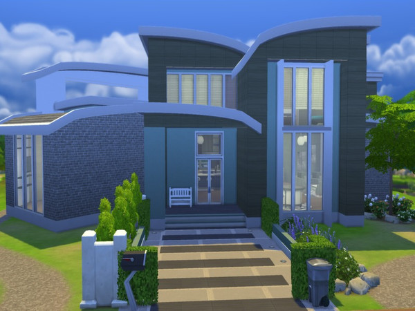 Sims 4 — Accula by Suzz86 — This Modern House is a great home for a big family,or a couple who wants a lot of space..