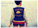 Sims 4 — Hakuna Matata Jacket by ThaCupcake2 — Design From: https://www.threadless.com/product/5602/