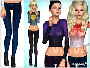 Sims 3 — Cold Days - Clothing set by CherryBerrySim — Clothing set for YA/A female sims to keep them warm and cozy during