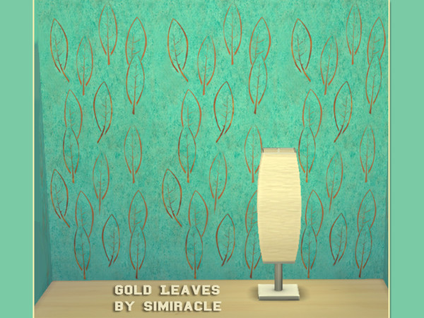 Sims 4 — Gold Leaves by simiracle — - modern and beautiful