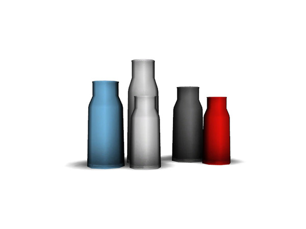 Sims 4 — Keira Dining Vases by Angela — Keira Dining Vases, Made by Angela@TSR (2014) Come in white, grey, blue and Red. 