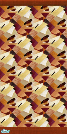 Sims 2 — TC50 - Abstract Wood Borders by jeni — Made in Celebration of Texture Challenge 50!