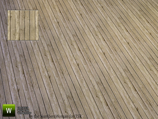 Sims 4 — Shabby Bargain Shabby Chic Bedroom Brown Floor by TheNumbersWoman — Shabby yet affordable, the comfort oozes out
