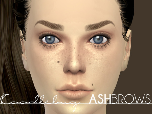Sims 4 — Ash Brows [Female] by koodlebug — Arched brows in the eyebrow section