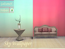 Sims 4 — Sky Wallpaper GadzamaN by GadzamaN — Wallpaper for your Sim! Two colour: pink and blue
