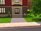Sims 4 — Modern Square House by cashynia — A house based on plan Dessin Drummond 3714. You have 2 stories house. On the