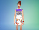 Sims 4 — fashion dress by Oliv88ia — Created for The Sims 4! Inspired from Roberto Cavalli dress. This package is a