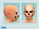 Sims 4 — [BETA] Zombie Boy Tattoo by Kronronko — This is a beta version(with face only). Full body Tattoo coming up soon.