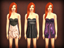 Sims 4 — Ladie's Night Dress Set by holly9955 — A set of three dresses for your sassy lady sims! 