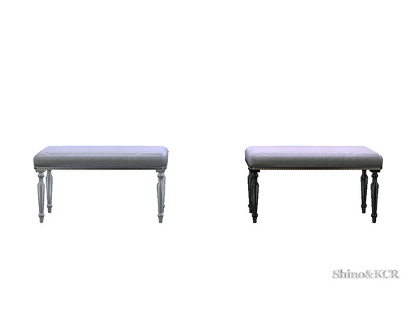 Sims 4 — Power of Pink Single Bedroom - Bench_Table by ShinoKCR — Elegant and useful little place for Pillows and stuff. 
