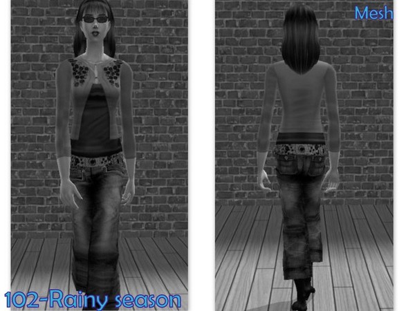 Sims 2 — Mesh Fm gow my choneed by Well_sims — 