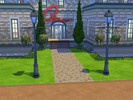 Sims 4 — Museum Odessa by cashynia — A place to learn something about sculpture and picture.