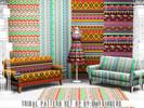 Sims 3 — Tribal Pattern Set 02 by omfgingers — This is the second set of tribal patterns, very beautiful.