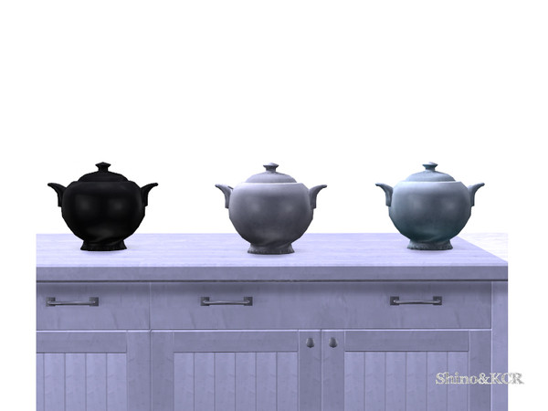 Sims 4 — Dark Chocolate - Tureen by ShinoKCR — Inspired by Potterybarn