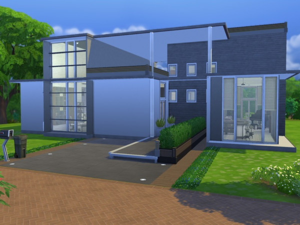 Sims 4 — Ara by Suzz86 — A modern home with a lot of industrial interior,it offers you 2 bedroom,2 bathroom,open