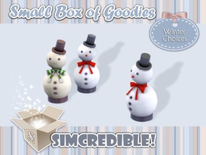 Sims 3 — Winter Choices- Snowman Lamp by SIMcredible! — It's SIMcredible! Small box of goodies #5 - Your lovely source