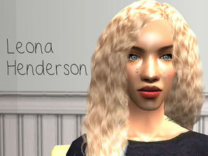 Sims 2 — Leona Henderson by renegaderunway — Leona is half Ghanaian and half German, and has come to terms with her