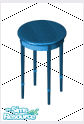 Sims 1 — Bluish Living Room End Table by simmyfan2852 — Part of the Bluish Living Room Set