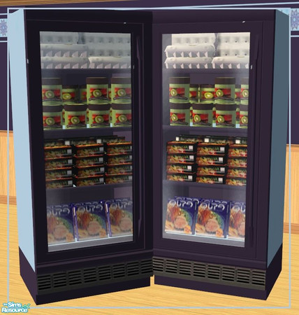 Sims 2 — Mini Mart - Fridge displays by minsmusic — made for the TC plaza