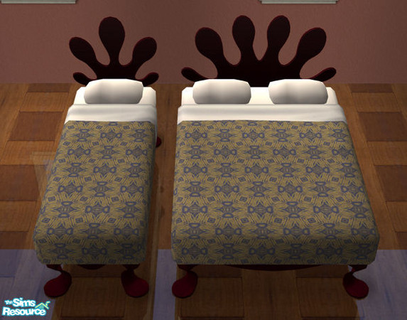 Sims 2 — Bedding Chelsea Series - Midnight Sun by spacemouse — Bedding Chelsea Series - Midnight Sun
