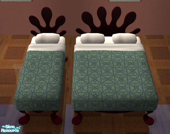 Sims 2 — Bedding Chelsea Series - Blue Grass by spacemouse — Bedding Chelsea Series - Blue Grass