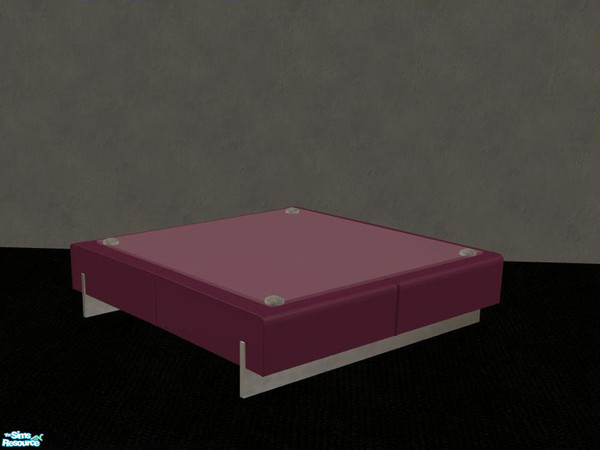 Sims 2 — Pink bedroom - Coffetable by ShinoKCR — 
