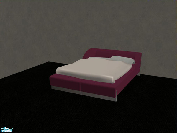 Sims 2 — Pink bedroom - Bed (deco) by ShinoKCR — 