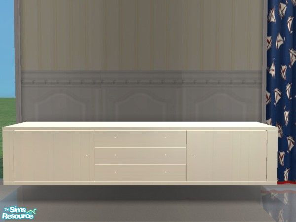 Sims 2 — Nautical Living - Sideboard by MysticVelvet — Mesh required from Pimp my Sims .