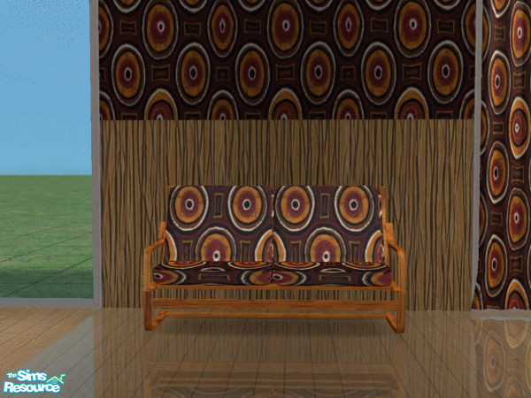Sims 2 — Salon Max TC 48 - Loveseat by MysticVelvet — Requires Mesh from Caravan Shop Sims 2.
