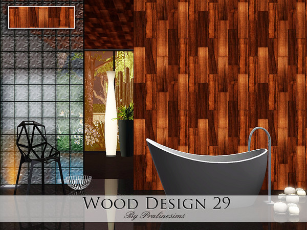 Sims 3 — Wood Design 29 by Pralinesims — By Pralinesims