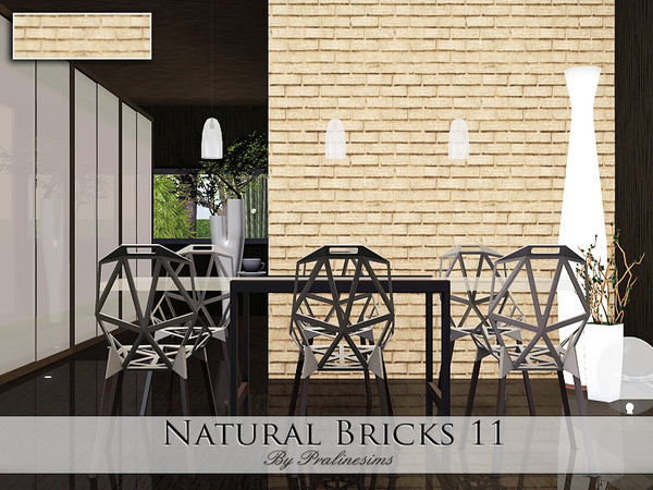 Sims 3 — Natural Bricks 11 by Pralinesims — By Pralinesims