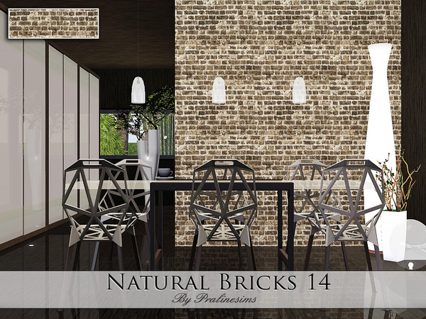 Sims 3 — Natural Bricks 14 by Pralinesims — By Pralinesims