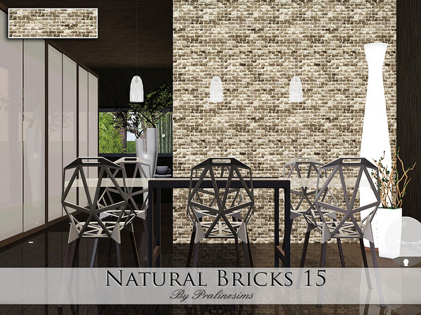 Sims 3 — Natural Bricks 15 by Pralinesims — By Pralinesims