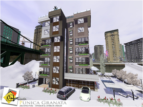 Sims 3 — Punica Granata by Onyxium — I wish you Merry Christmas and a wonderful new year. ^_^ High-rise buildings,